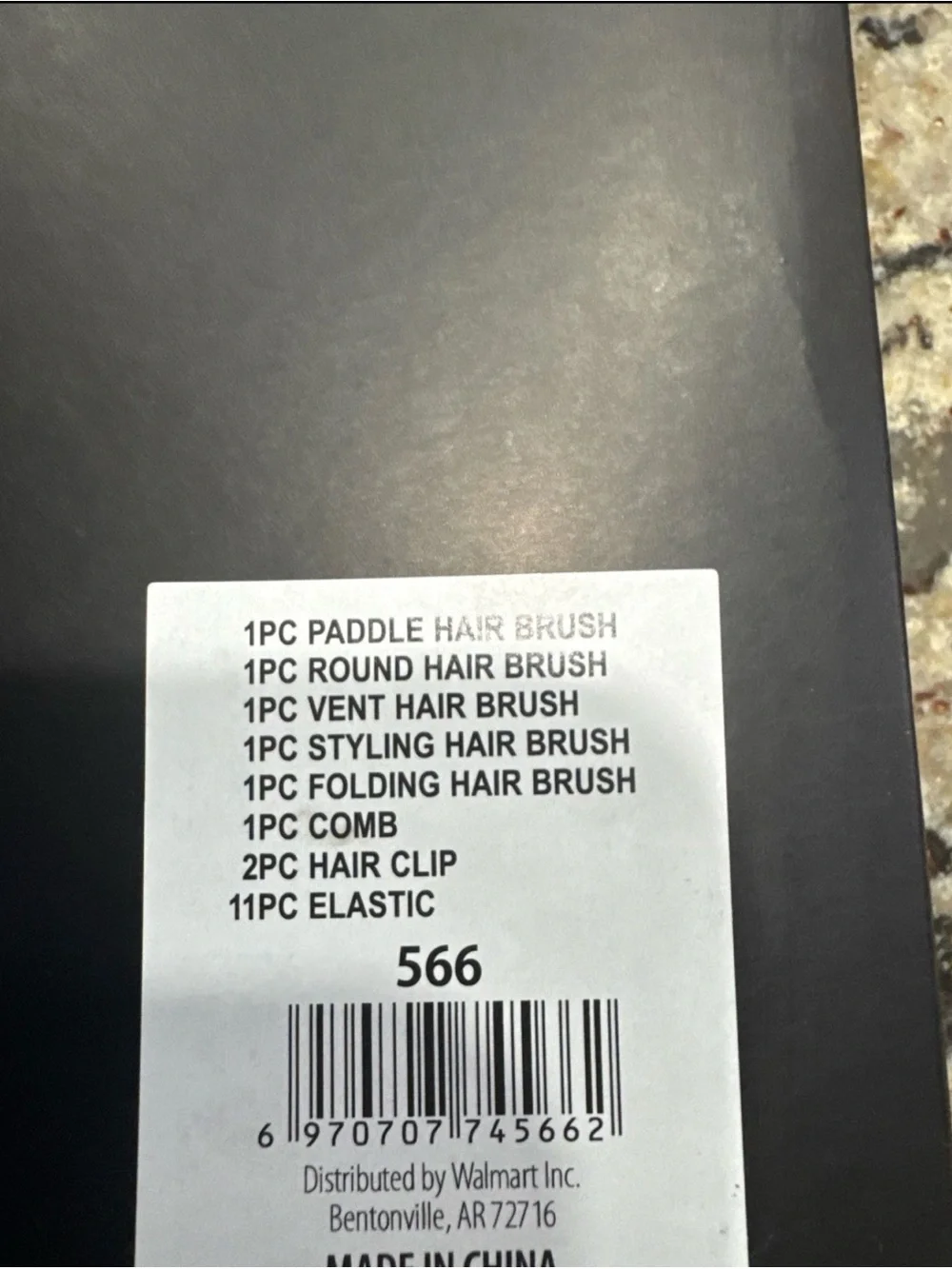 19-piece pink hairbrush and styling set (D)
